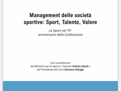 Management delle società sportive: Sport, Talento, Valore